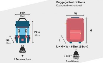 baggage allowance on sas flights